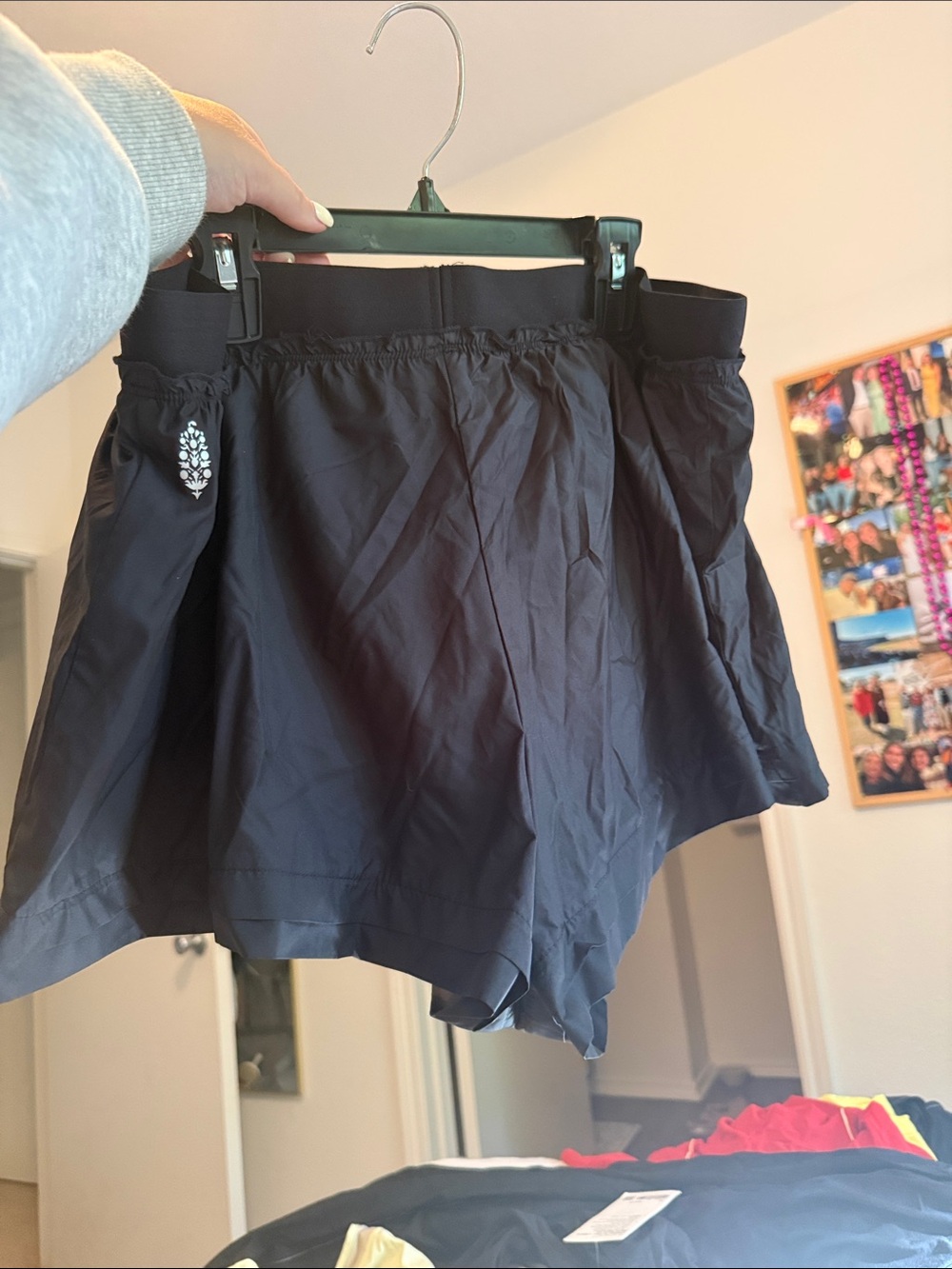 FP Movement by Free People Black Athletic Skort Shorts with Embellishment